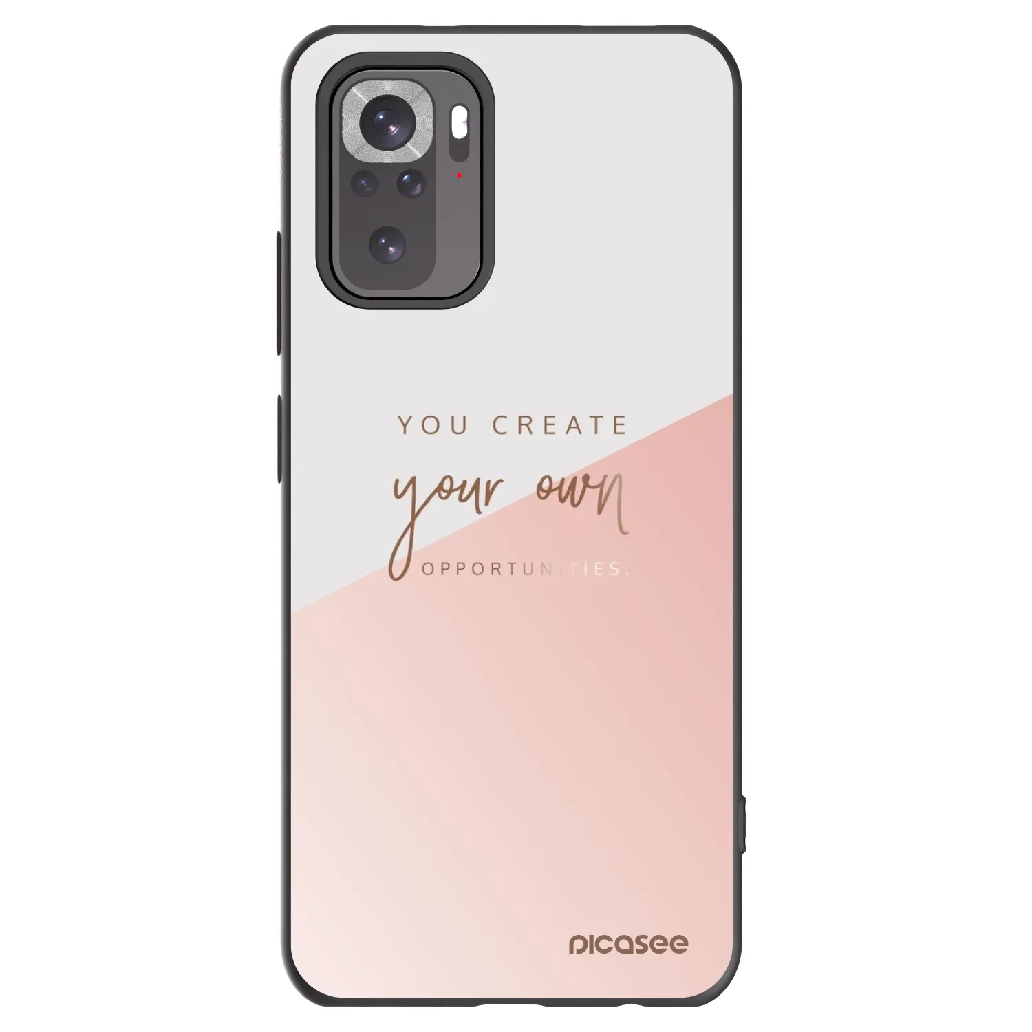 Picasee Xiaomi Redmi Note 11S 4G Hülle - Schwarzes Silikon - You create your own opportunities