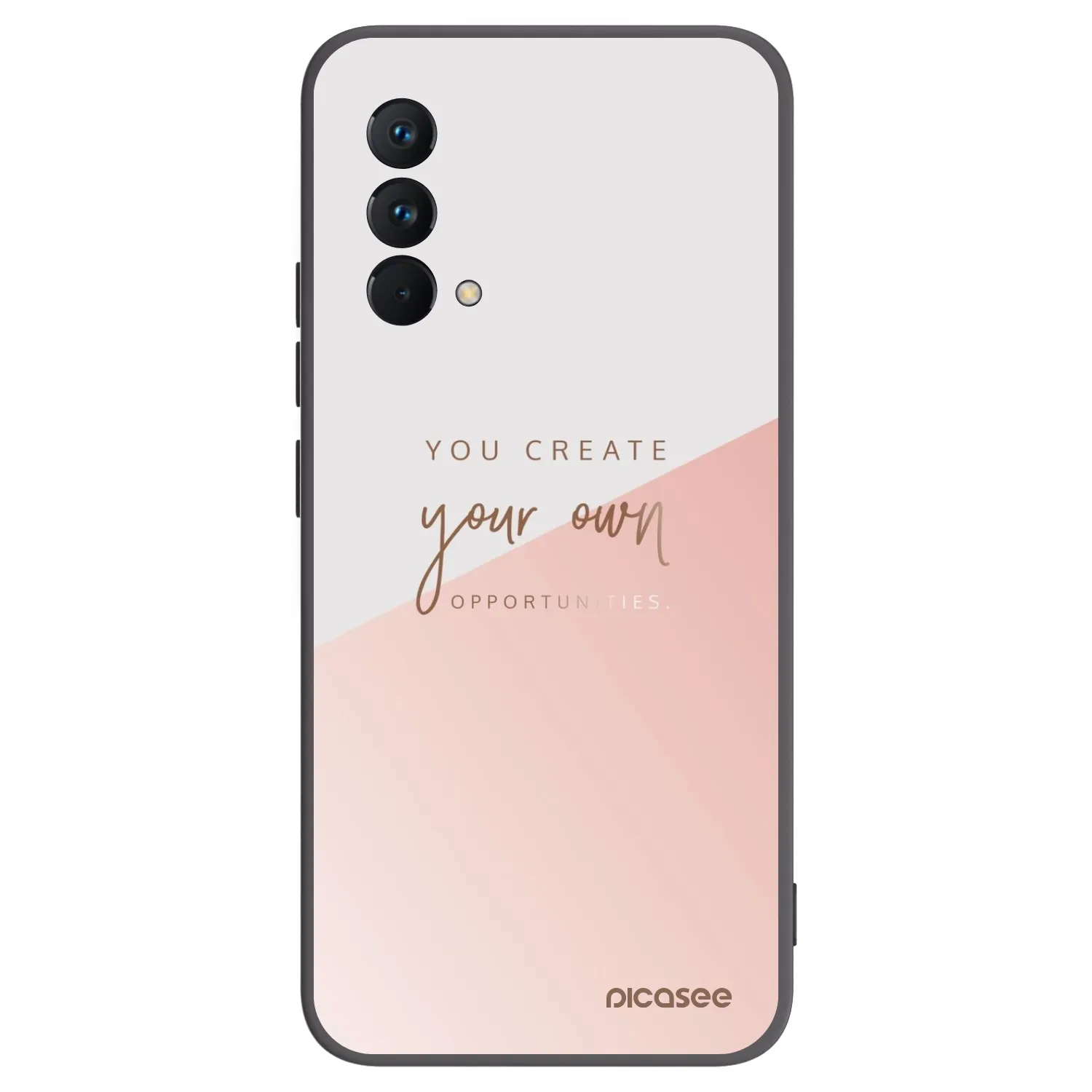 Picasee Realme GT Master Edition 5G Hülle - Schwarzes Silikon - You create your own opportunities