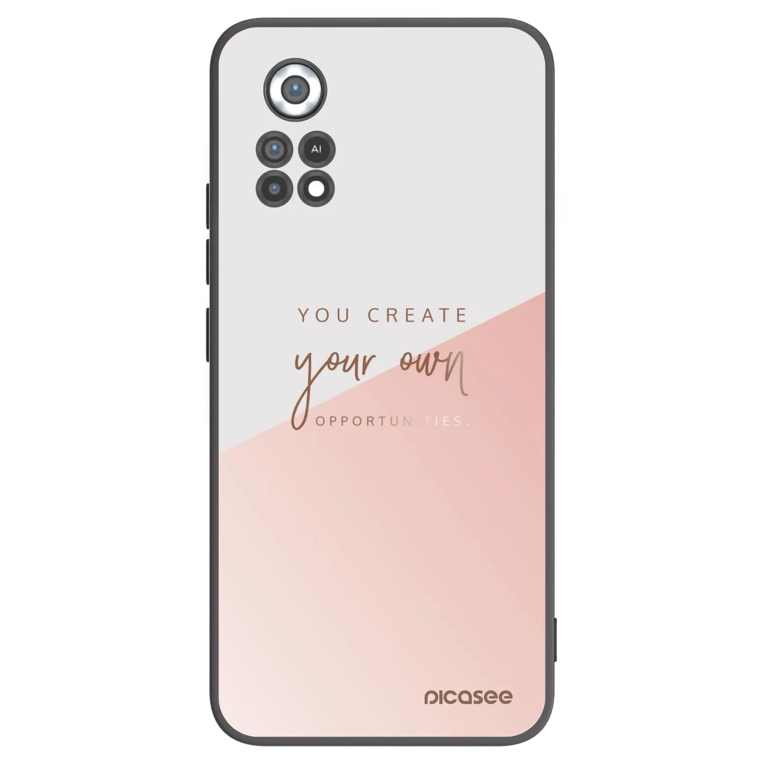 Picasee Xiaomi Poco X4 Pro 5G Hülle - Schwarzes Silikon - You create your own opportunities