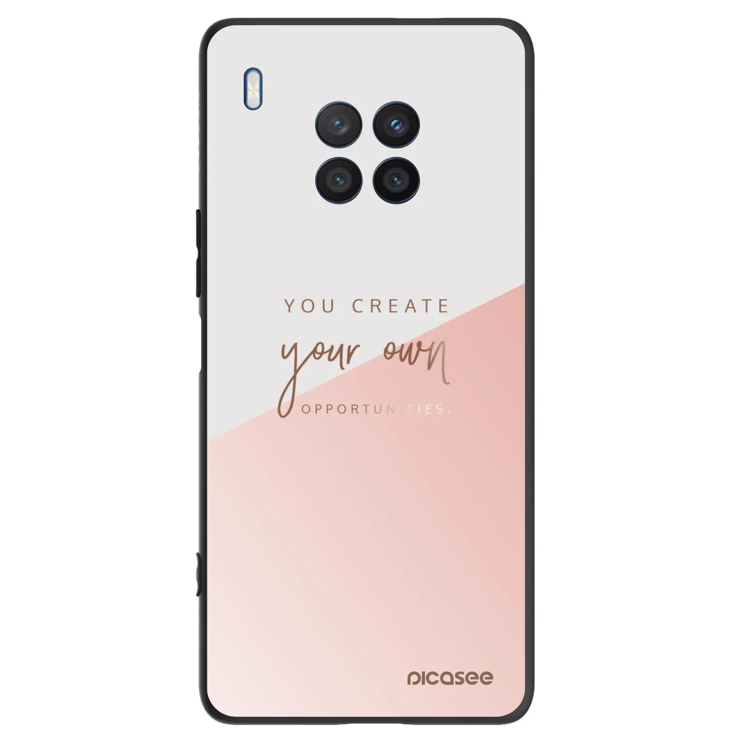Picasee Honor 50 Lite Hülle - Schwarzes Silikon - You create your own opportunities