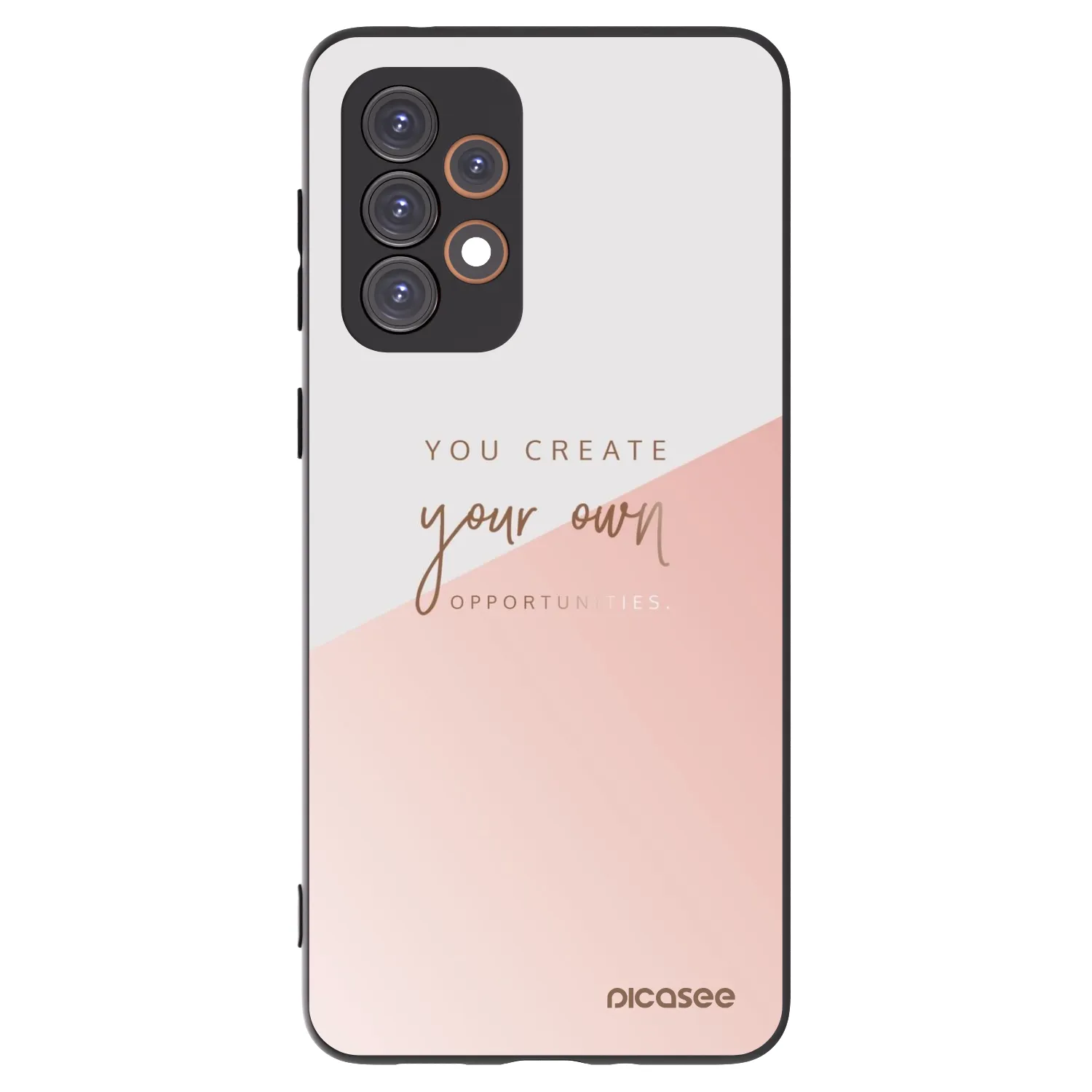 Picasee Samsung Galaxy A33 5G A336 Hülle - Schwarzes Silikon - You create your own opportunities