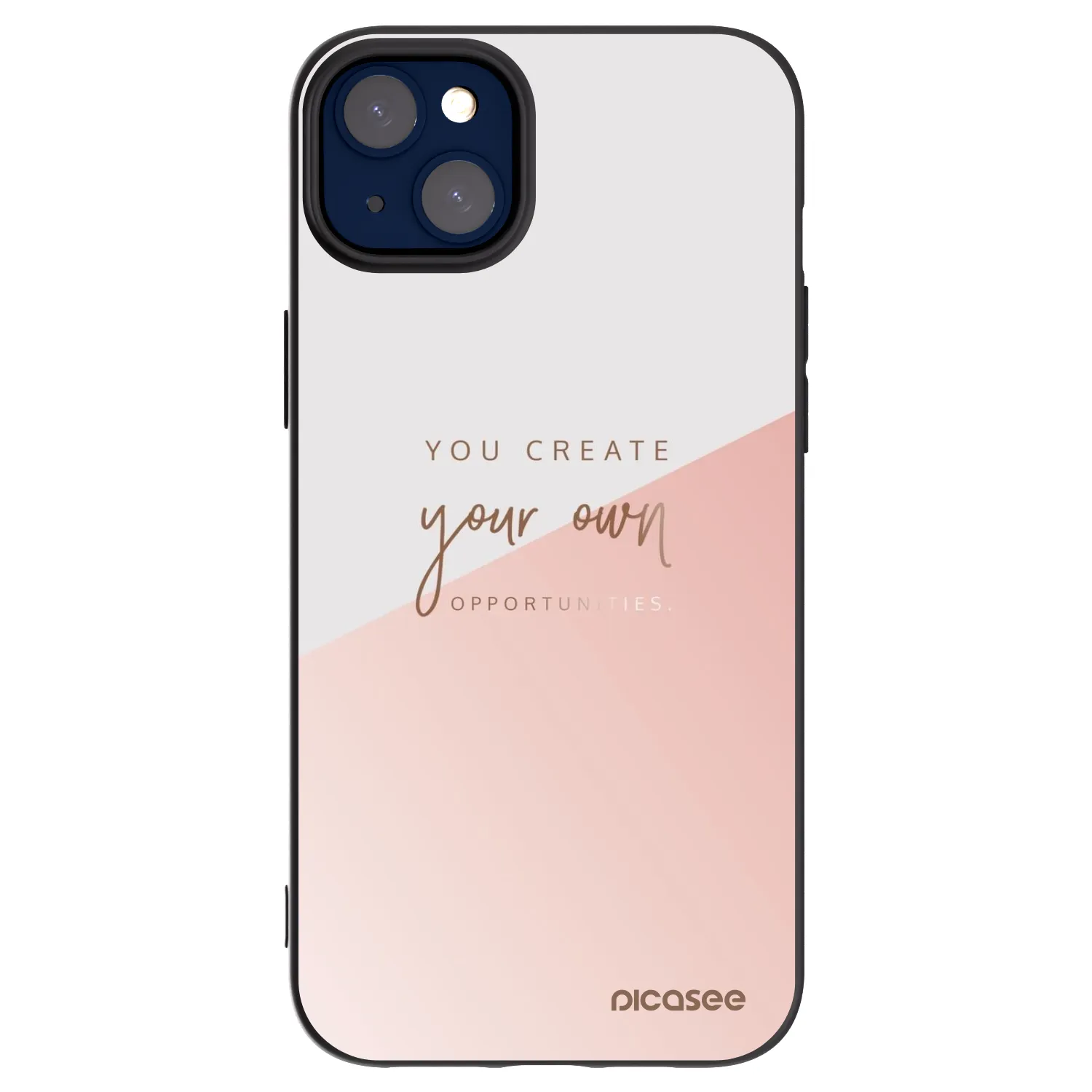 Picasee Apple iPhone 14 Plus Hülle - Schwarzes Silikon - You create your own opportunities