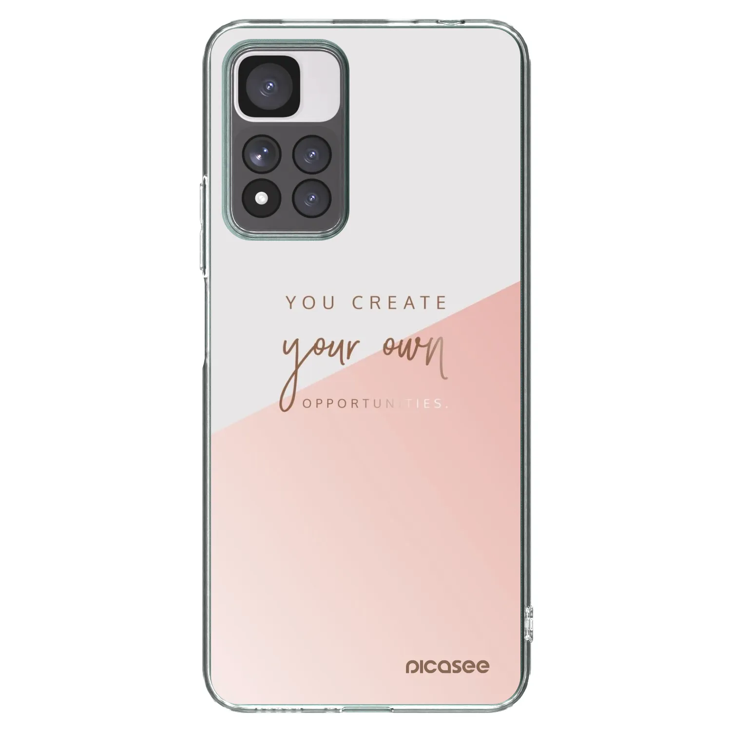 Picasee Xiaomi Redmi Note 11 Pro+ 5G Hülle - Transparentes Silikon - You create your own opportunities