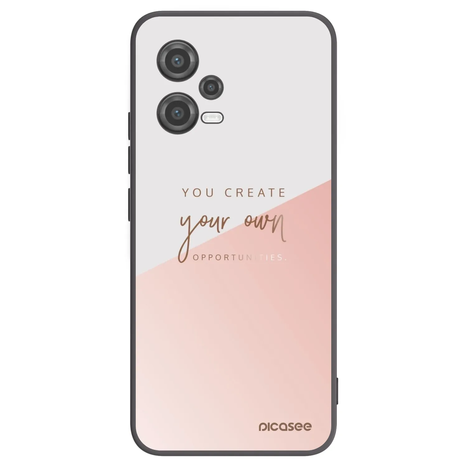 Picasee Xiaomi Poco X5 Hülle - Schwarzes Silikon - You create your own opportunities