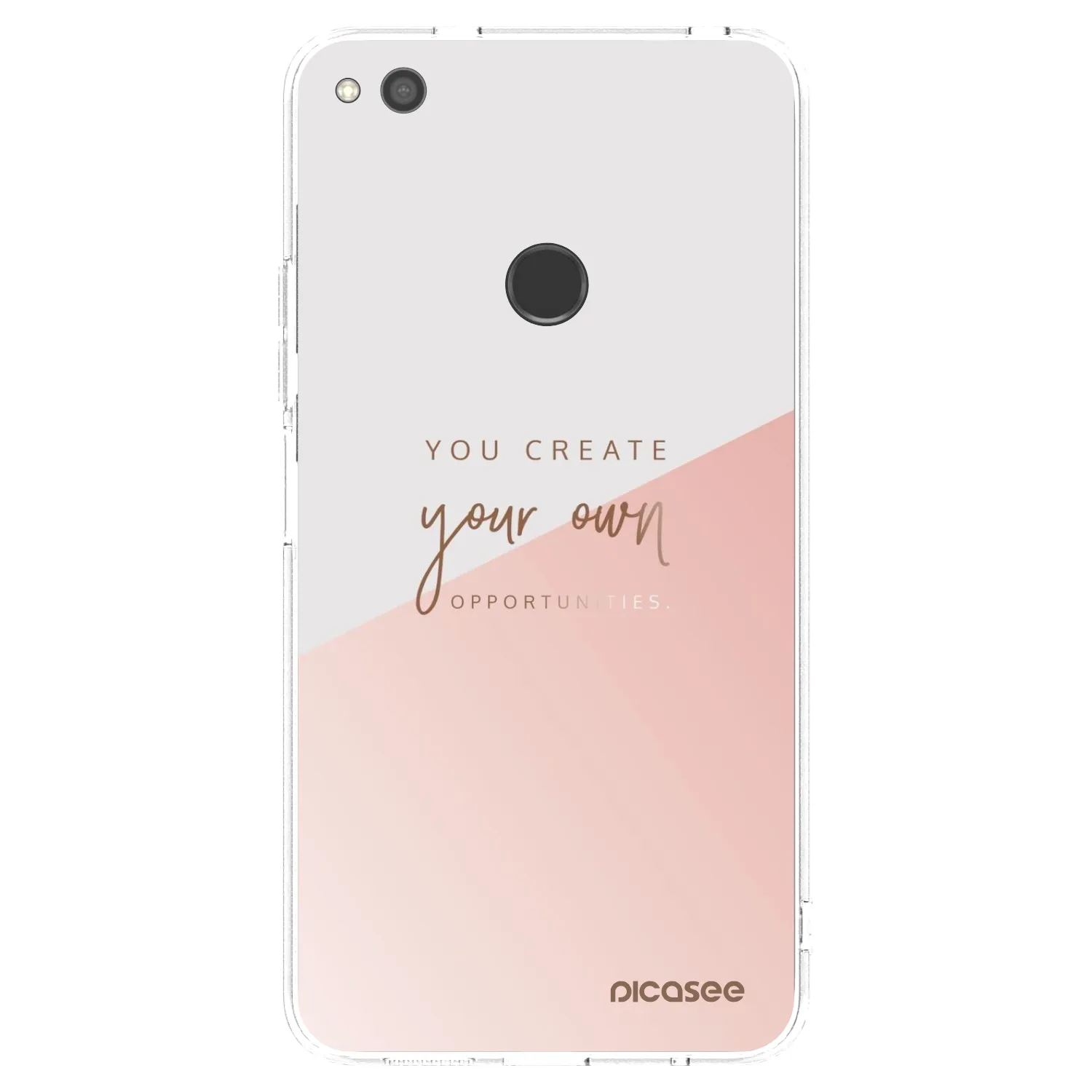 Picasee Huawei P9 Lite 2017 Hülle - Transparentes Silikon - You create your own opportunities