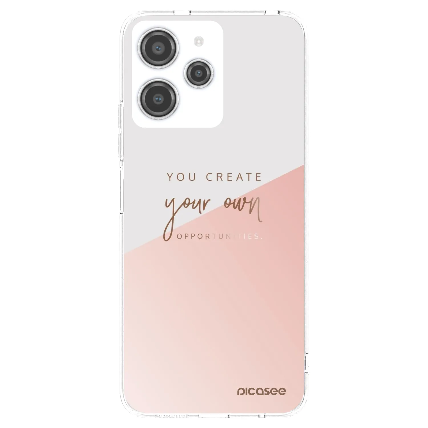 Picasee Xiaomi Redmi 12 4G Hülle - Transparentes Silikon - You create your own opportunities