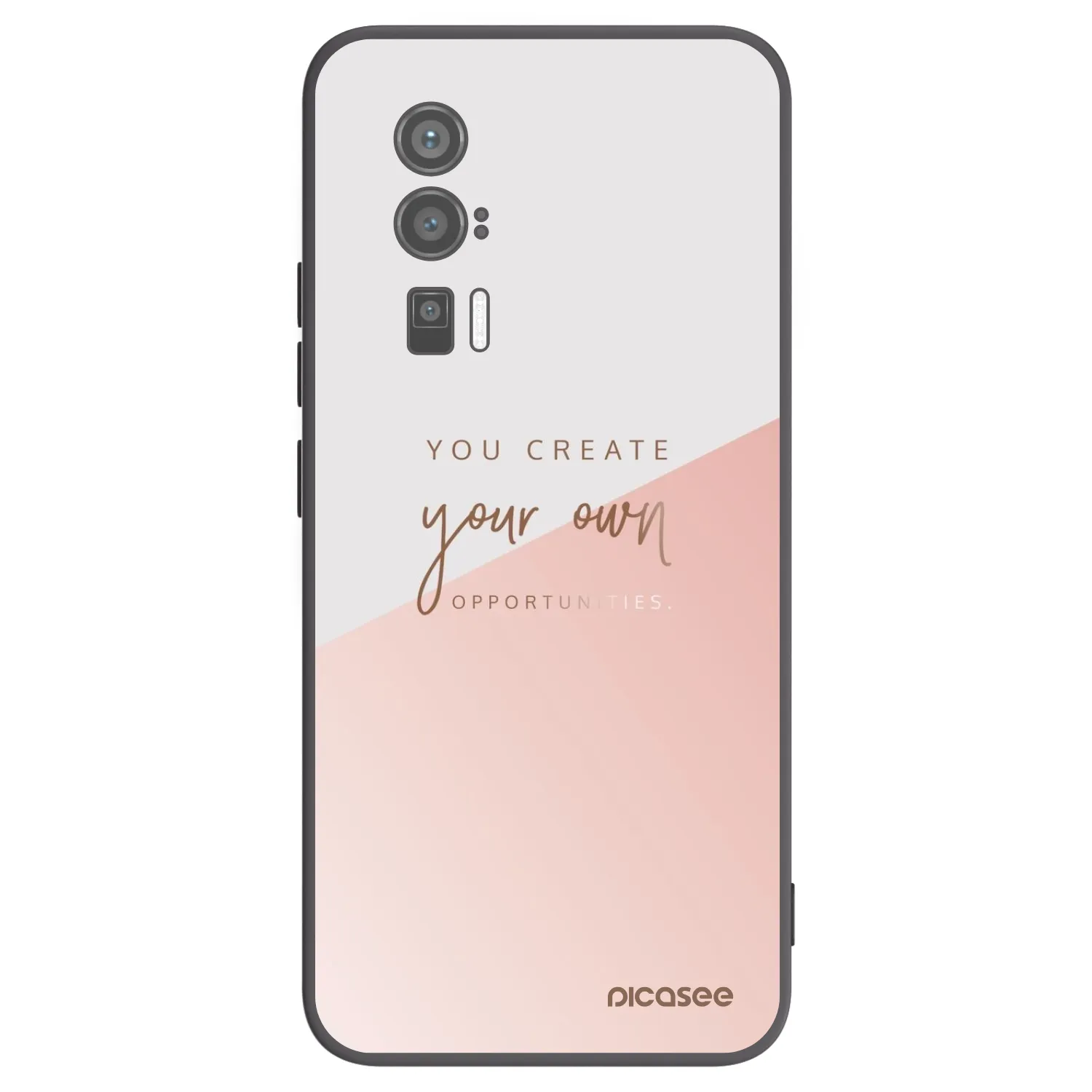 Picasee Xiaomi Poco F5 Pro 5G Hülle - Schwarzes Silikon - You create your own opportunities