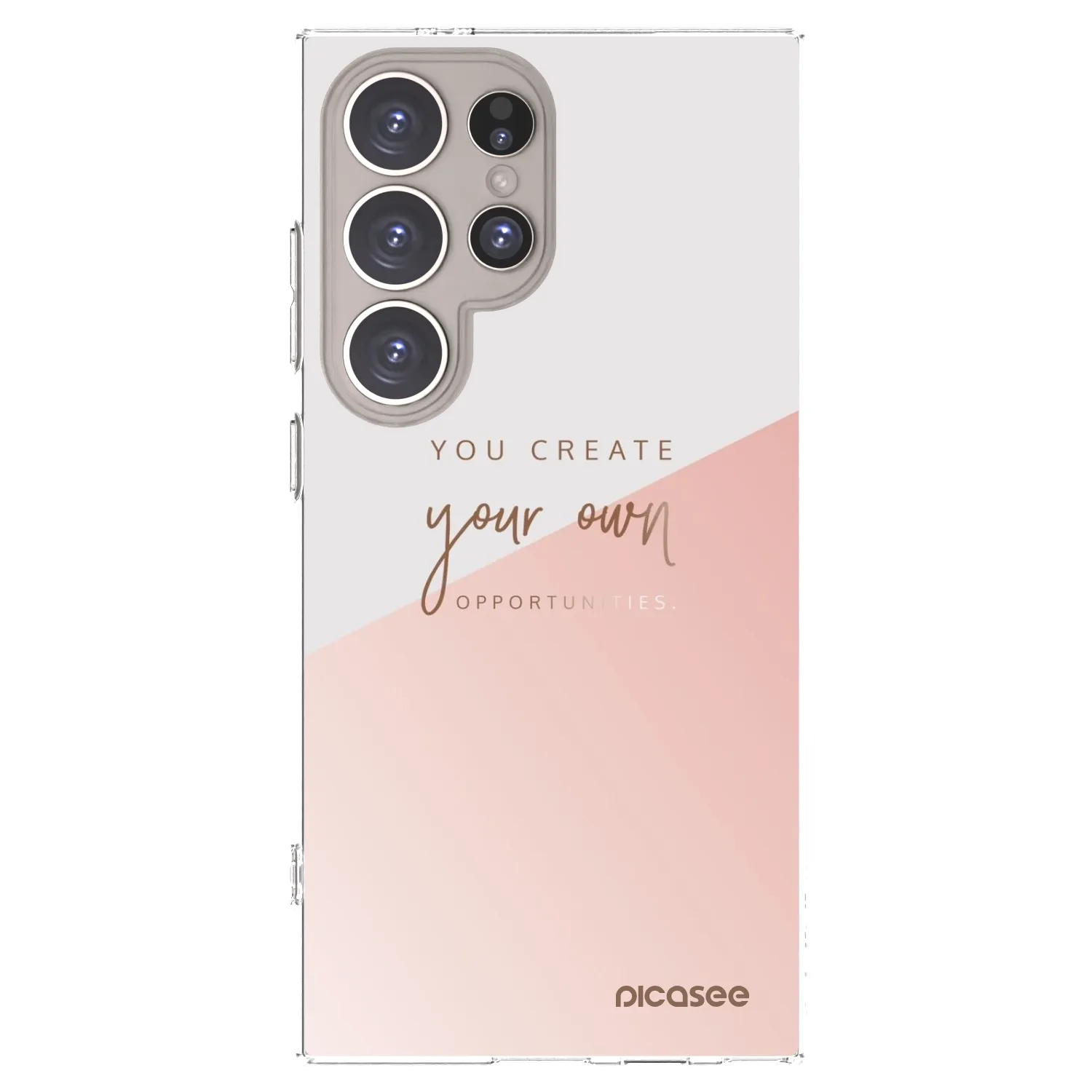 Picasee Samsung Galaxy S24 Ultra S928B 5G Hülle - Transparentes Silikon - You create your own opportunities