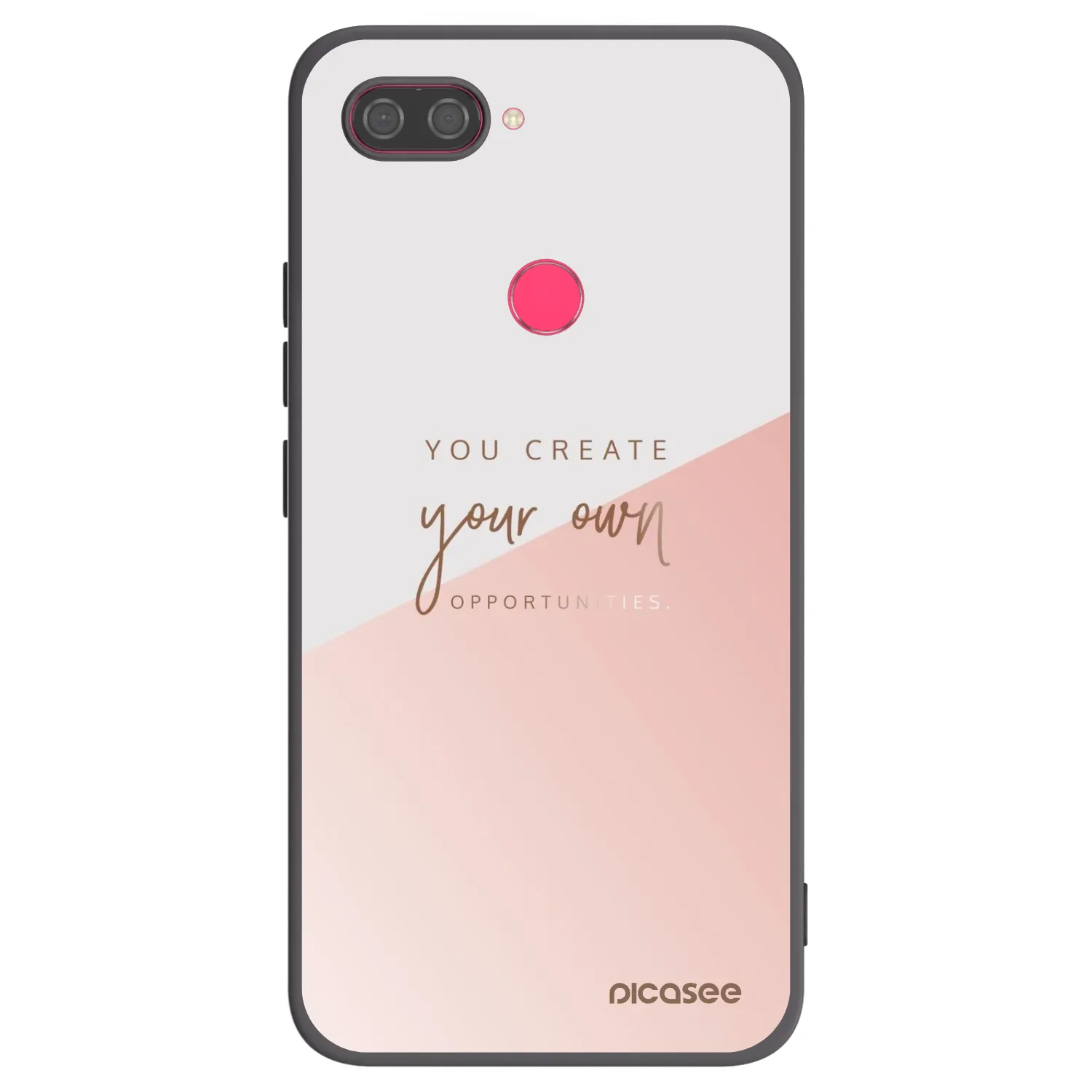 Picasee Xiaomi Mi 8 Lite Hülle - Schwarzes Silikon - You create your own opportunities