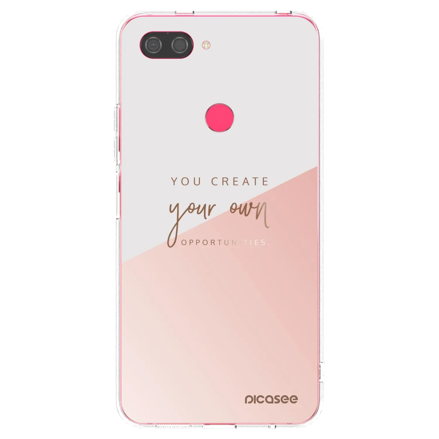Picasee Xiaomi Mi 8 Lite Hülle - Transparentes Silikon - You create your own opportunities