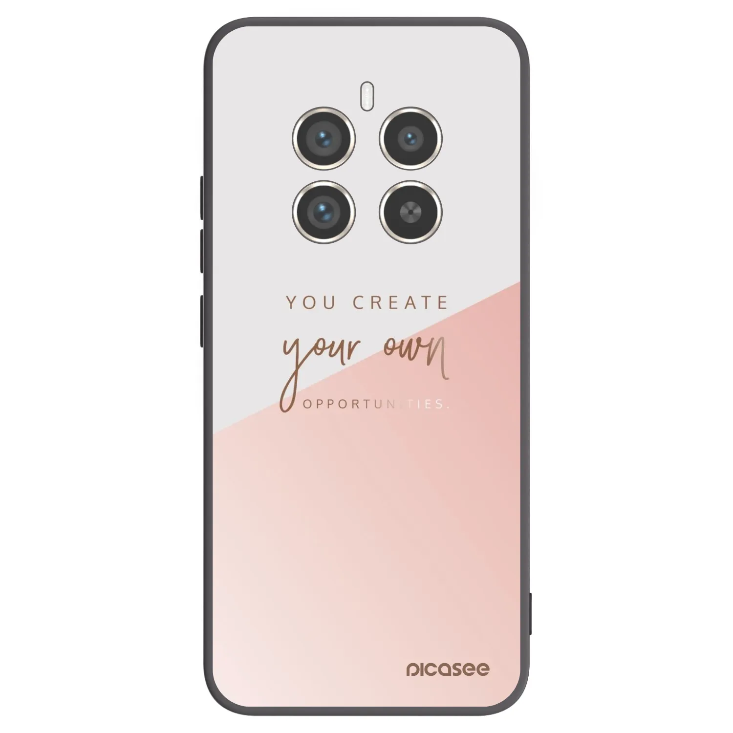 Picasee Realme 12 Pro 5G Hülle - Schwarzes Silikon - You create your own opportunities