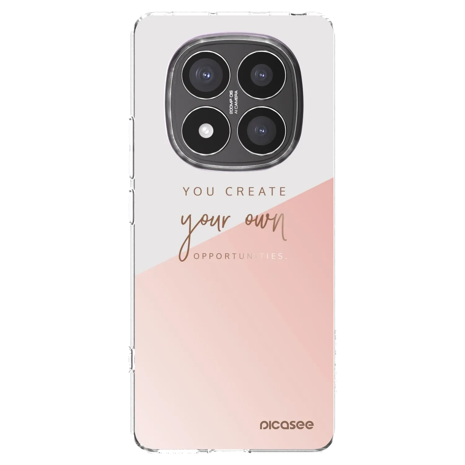 Picasee Xiaomi Redmi Note 14 Pro+ 5G Hülle - Transparentes Silikon - You create your own opportunities