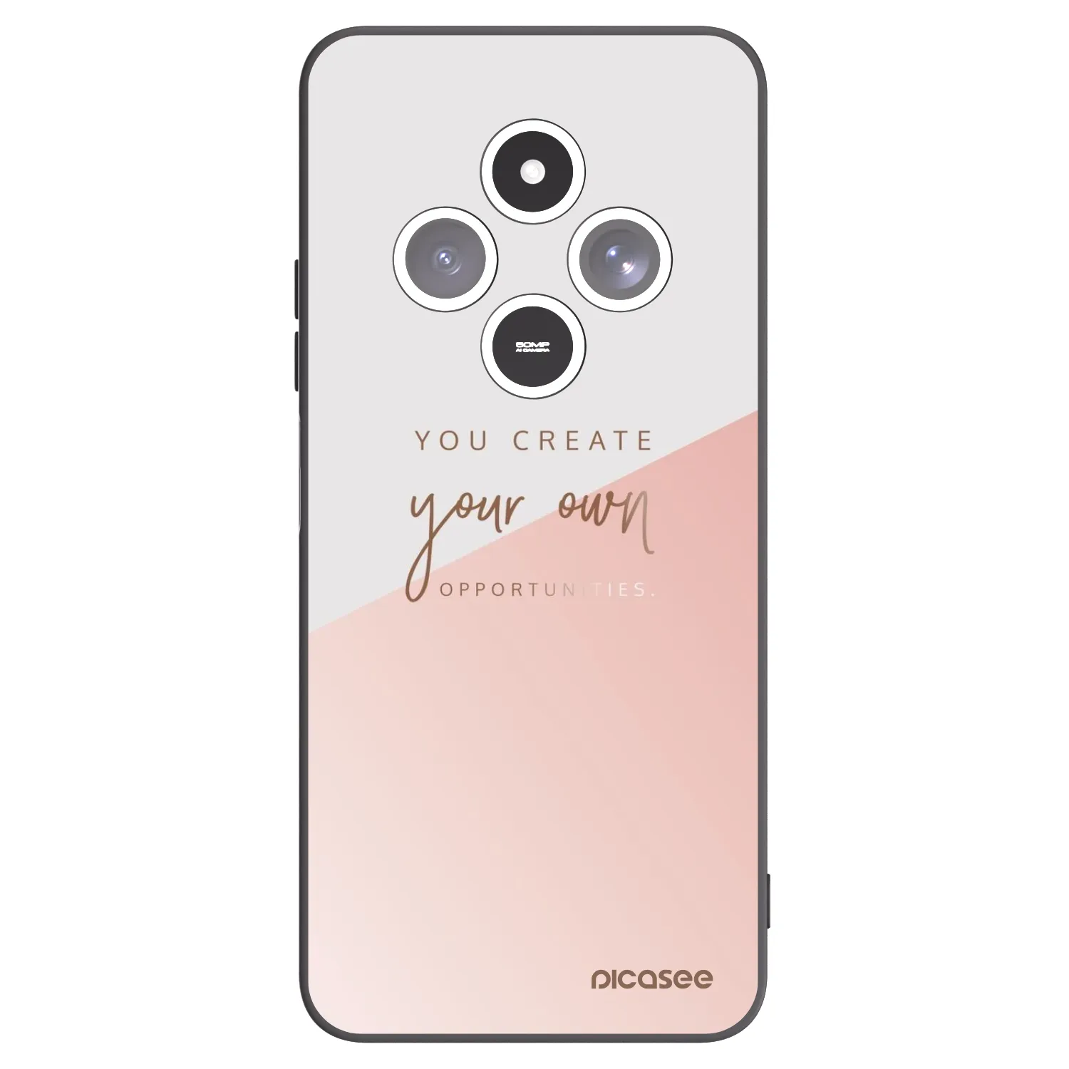 Picasee Xiaomi Redmi 14C Hülle - Schwarzes Silikon - You create your own opportunities