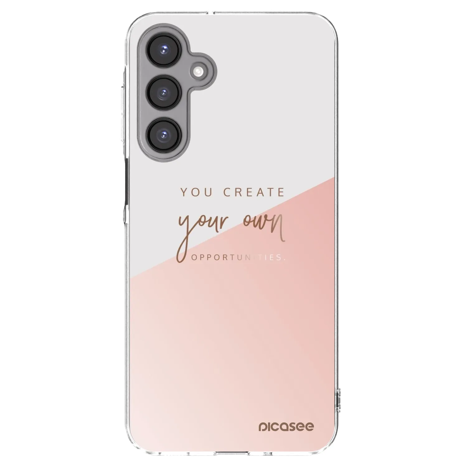 Picasee Samsung Galaxy A16 5G Hülle - Transparentes Silikon - You create your own opportunities