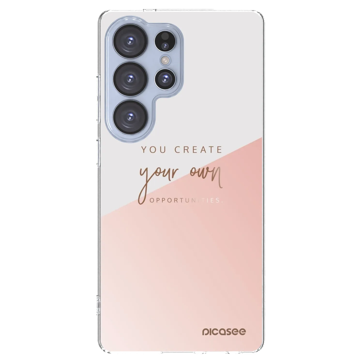 Picasee Samsung Galaxy S25 Ultra 5G Hülle - Transparentes Silikon - You create your own opportunities