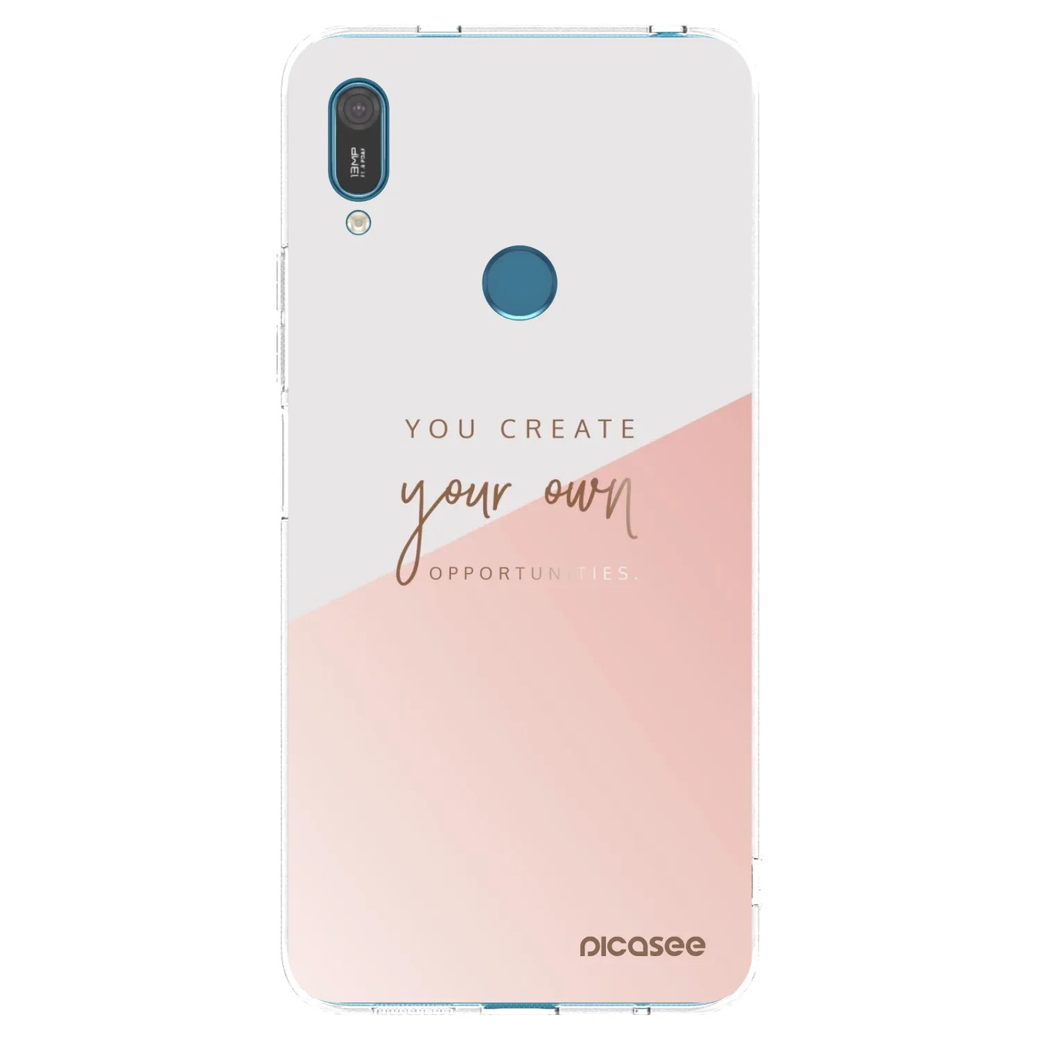 Picasee Huawei Y7 2019 Hülle - Transparentes Silikon - You create your own opportunities