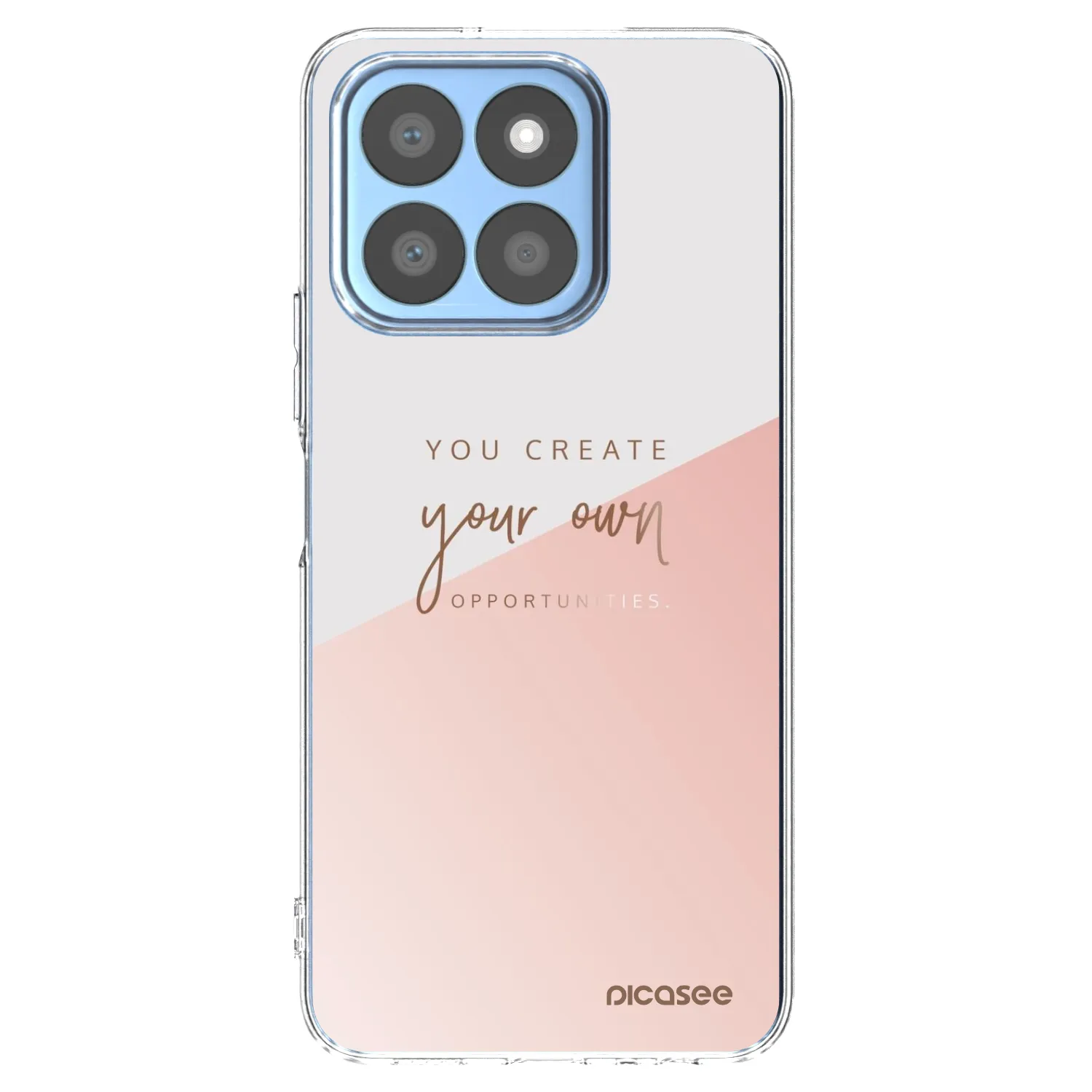 Picasee Honor X8c Hülle - Transparentes Silikon - You create your own opportunities