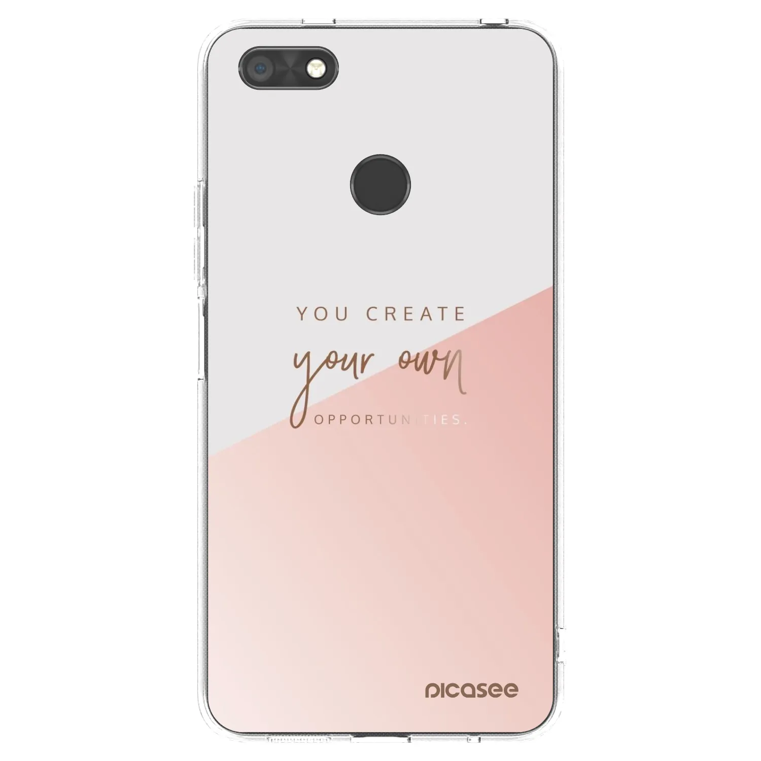 Picasee Huawei P9 Lite Mini Hülle - Transparentes Silikon - You create your own opportunities