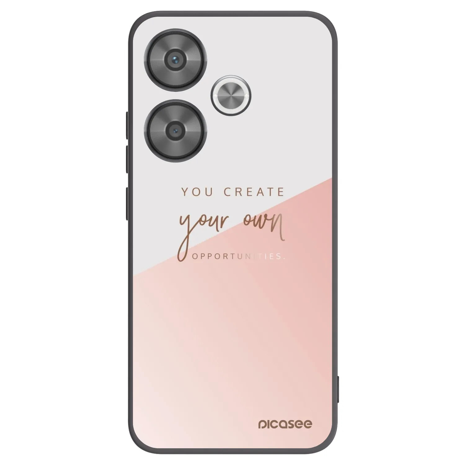 Picasee Xiaomi Poco F6 Hülle - Schwarzes Silikon - You create your own opportunities