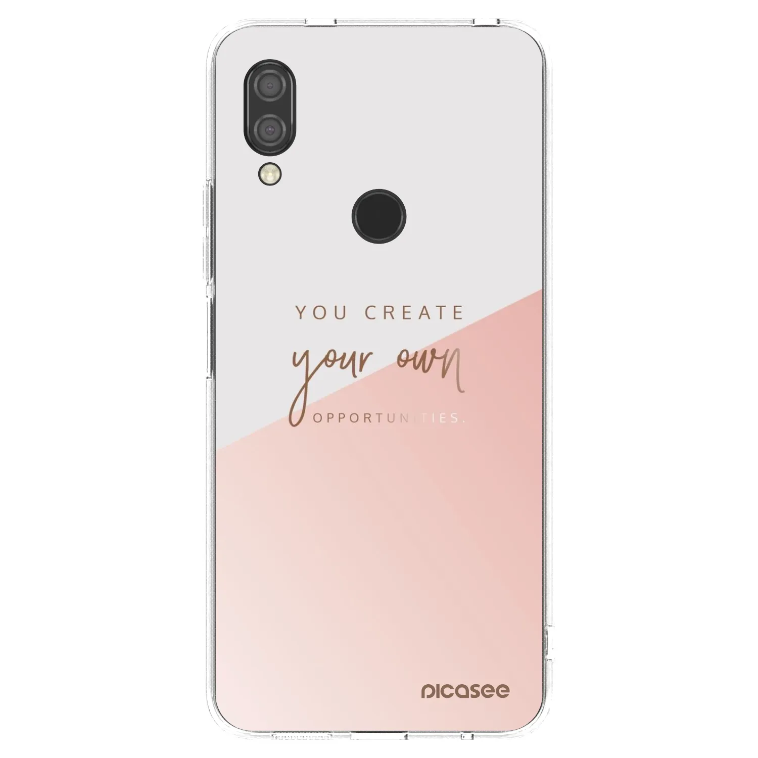 Picasee Xiaomi Redmi 7 Hülle - Transparentes Silikon - You create your own opportunities