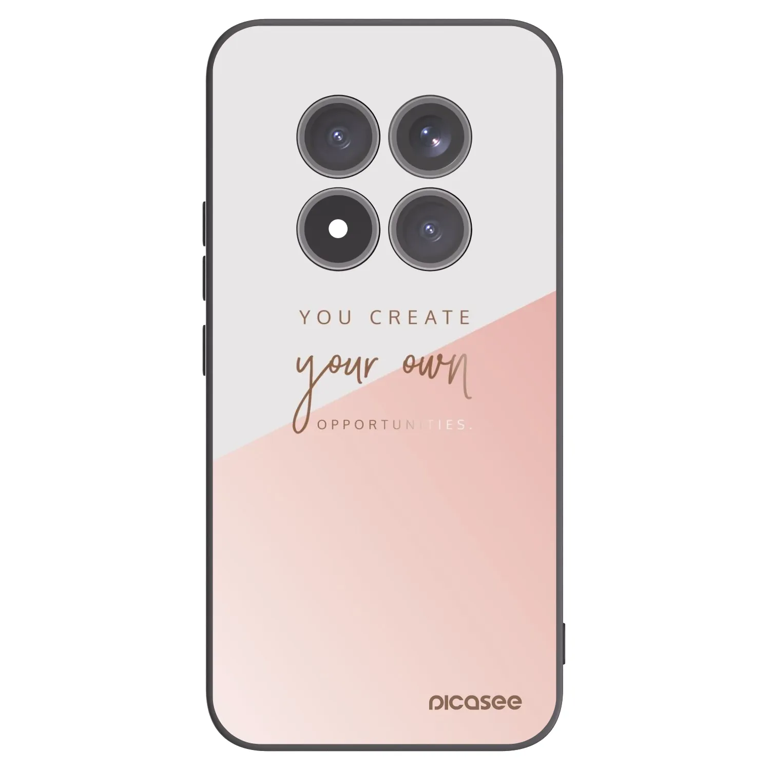 Picasee Xiaomi Redmi Note 15 Pro+ Hülle - Schwarzes Silikon - You create your own opportunities