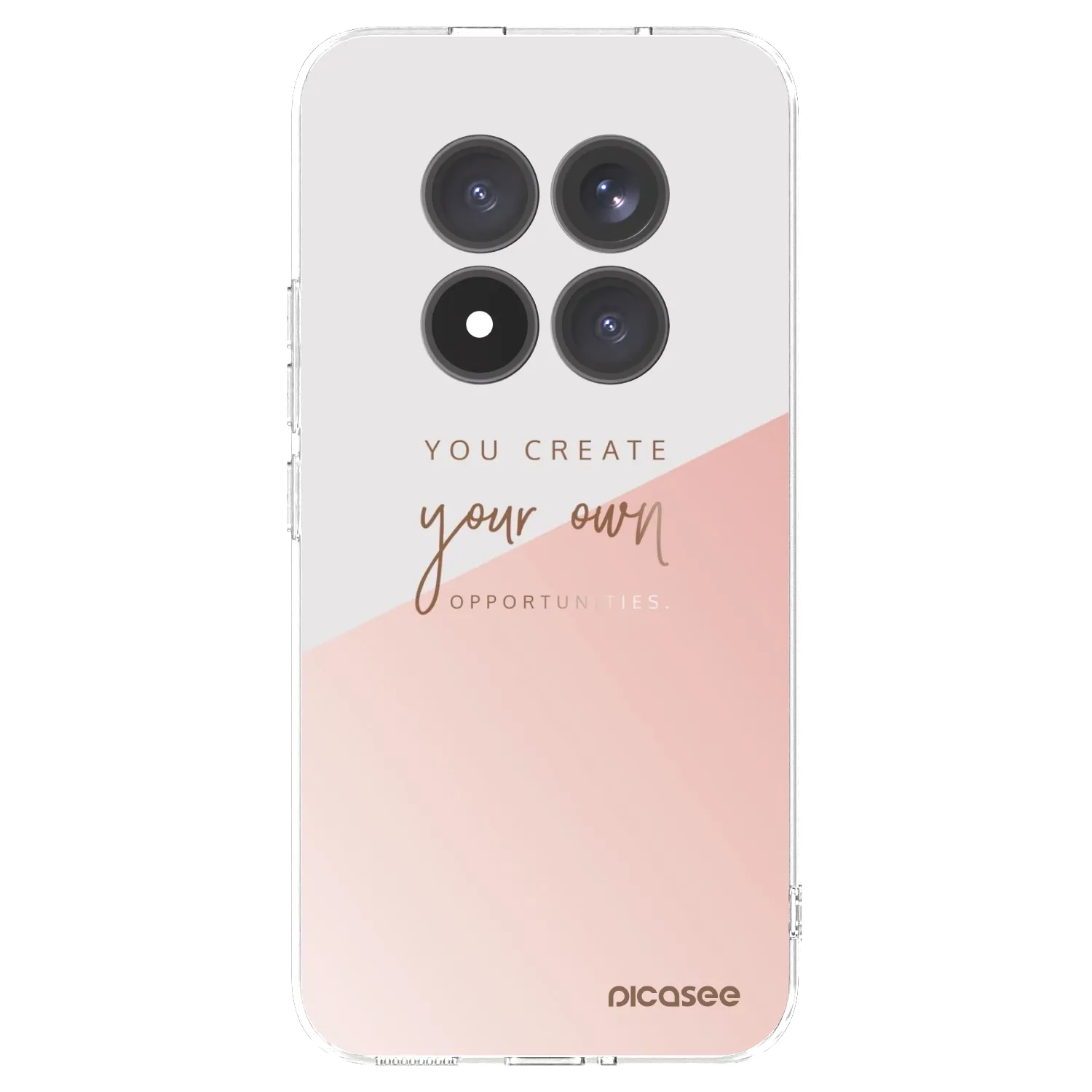 Picasee Xiaomi Redmi Note 15 Pro+ Hülle - Transparentes Silikon - You create your own opportunities