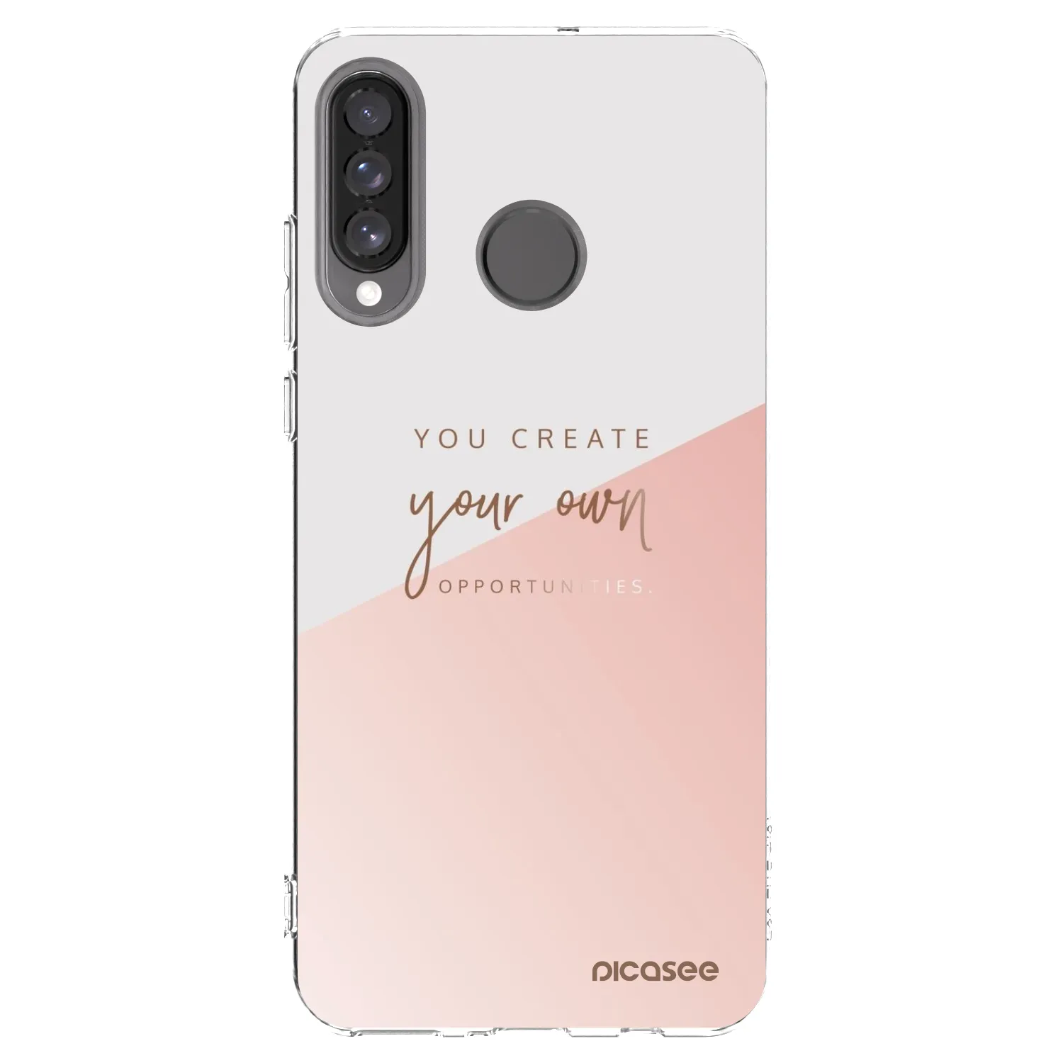 Picasee Huawei P30 Lite Hülle - Transparentes Silikon - You create your own opportunities