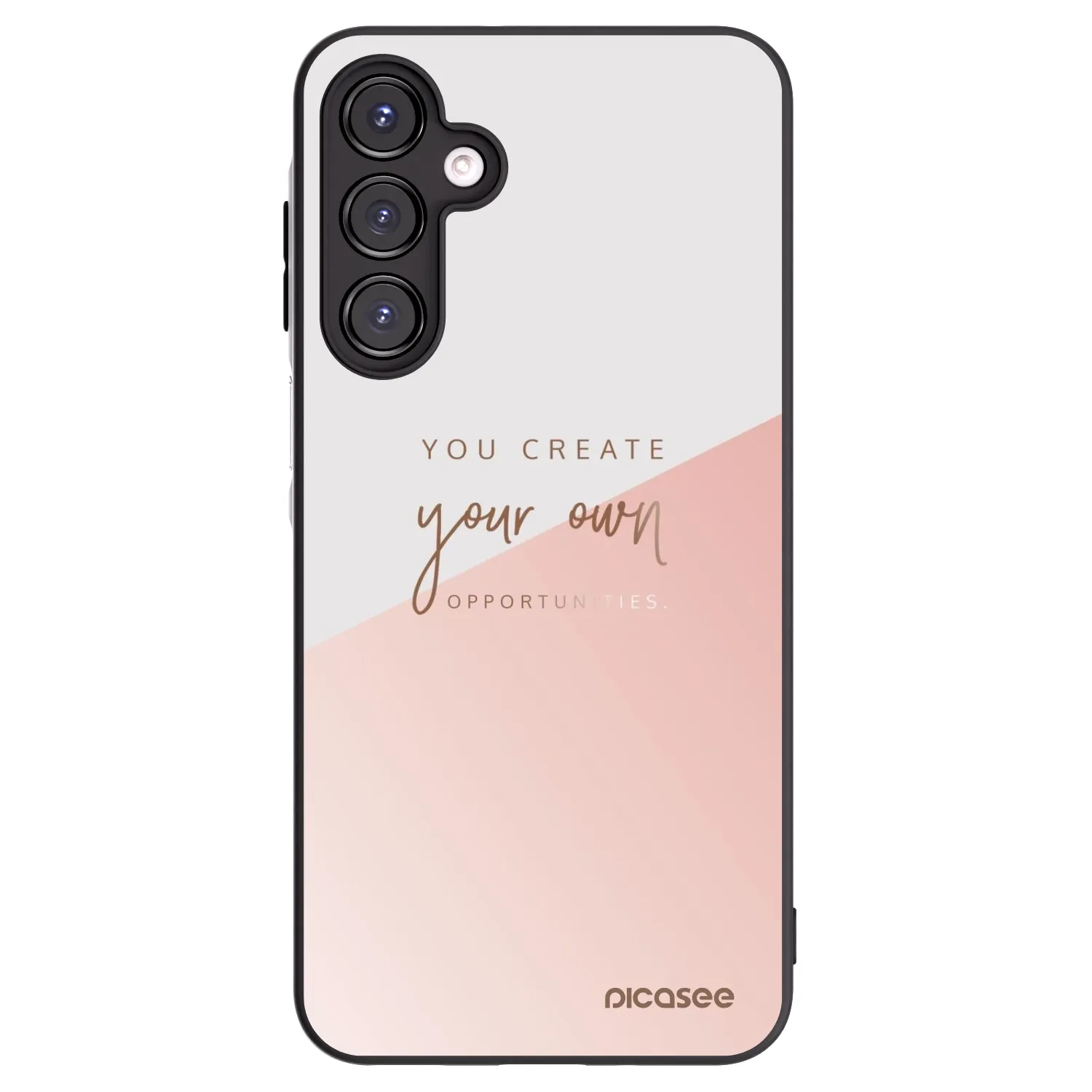 Picasee Samsung Galaxy A16 4G Hülle - Schwarzes Silikon - You create your own opportunities