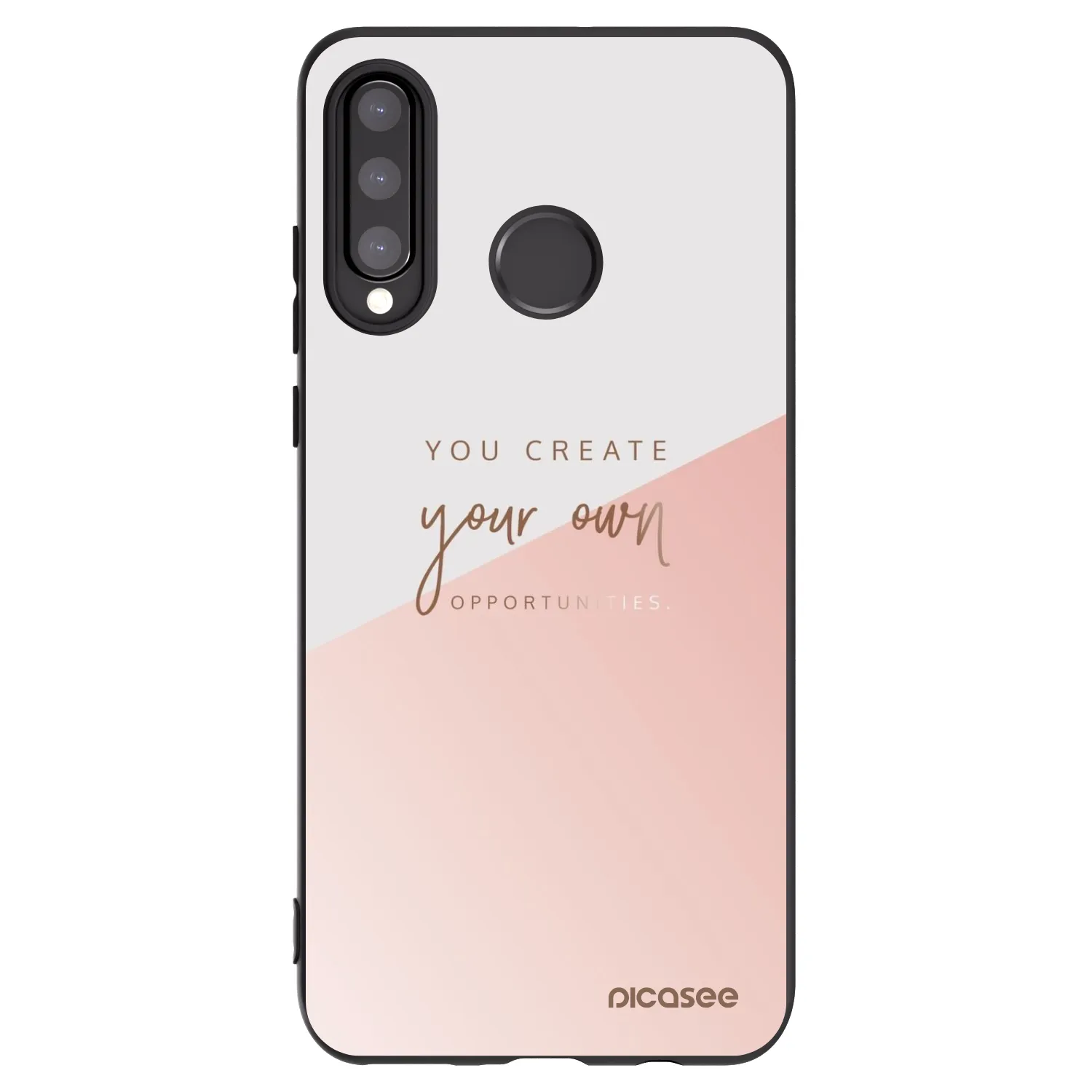 Picasee Huawei P30 Lite Hülle - Schwarzes Silikon - You create your own opportunities