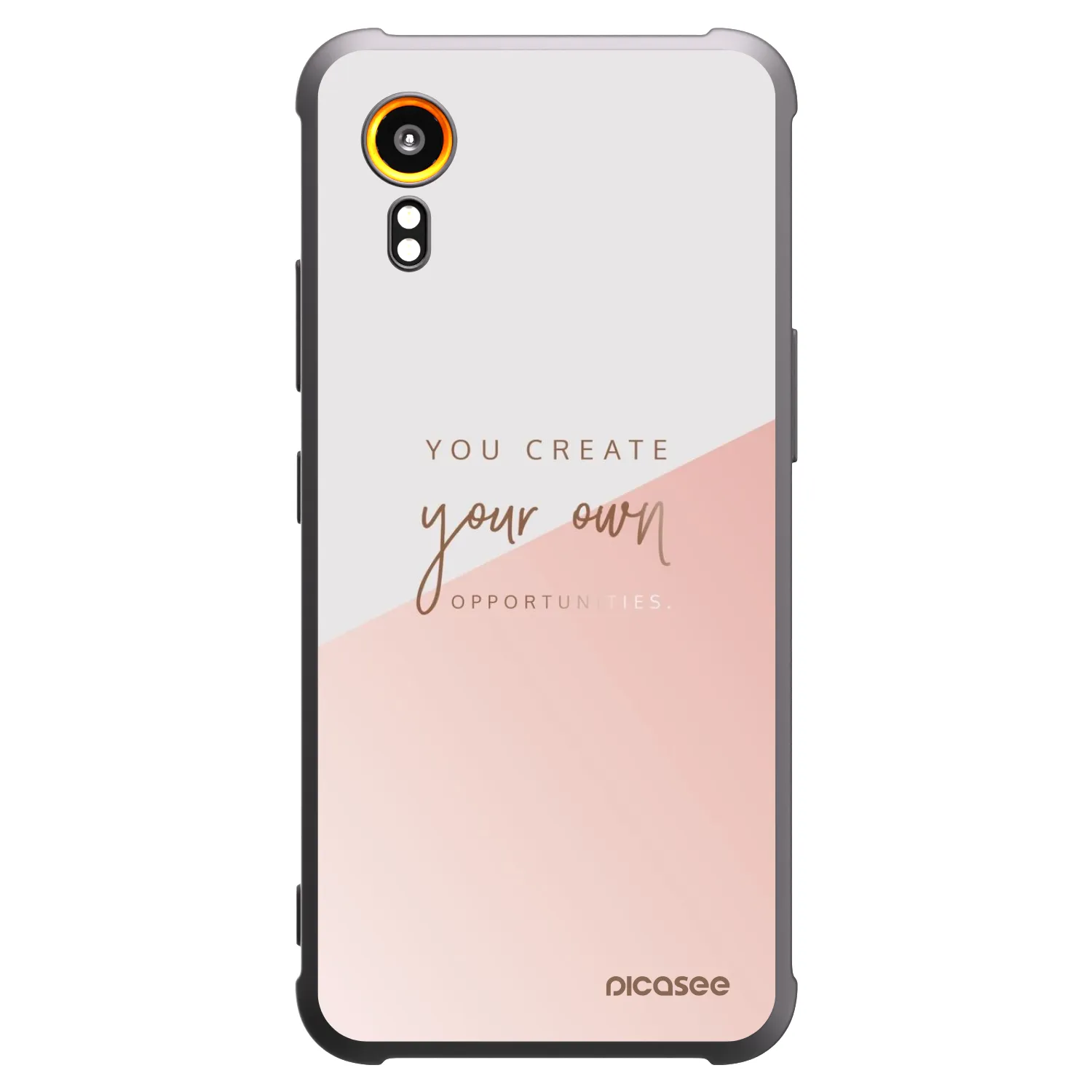 Picasee Samsung Galaxy Xcover 7 Hülle - Schwarzes Silikon - You create your own opportunities