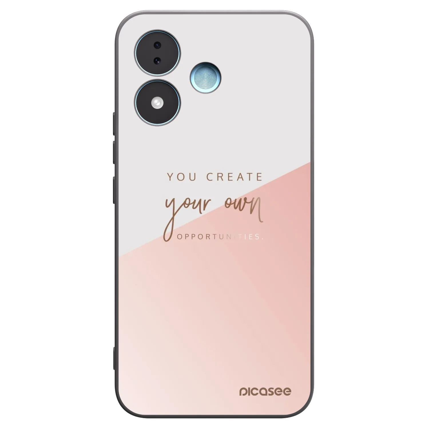 Picasee Xiaomi Redmi Note 17 5G Hülle - Schwarzes Silikon - You create your own opportunities