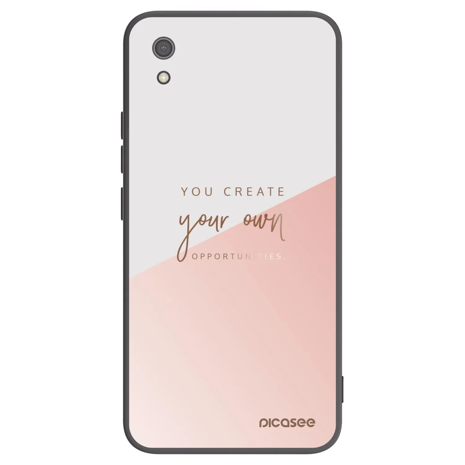 Picasee Xiaomi Redmi 7A Hülle - Schwarzes Silikon - You create your own opportunities