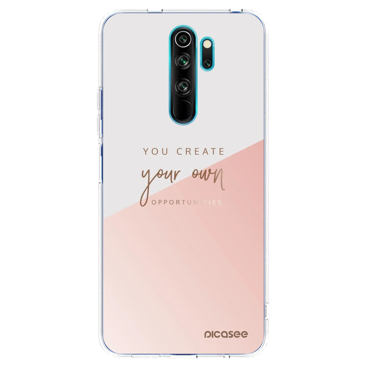 Picasee Xiaomi Redmi Note 8 Pro Hülle - Transparentes Silikon - You create your own opportunities