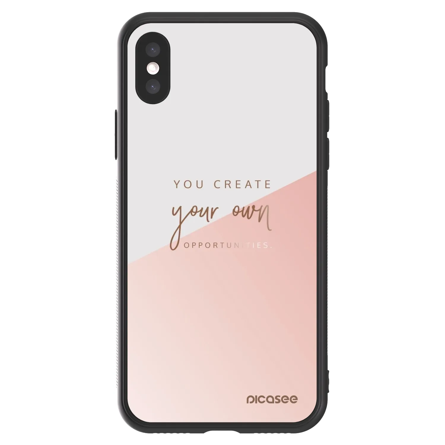 Picasee ULTIMATE CASE für Apple iPhone X/XS - You create your own opportunities