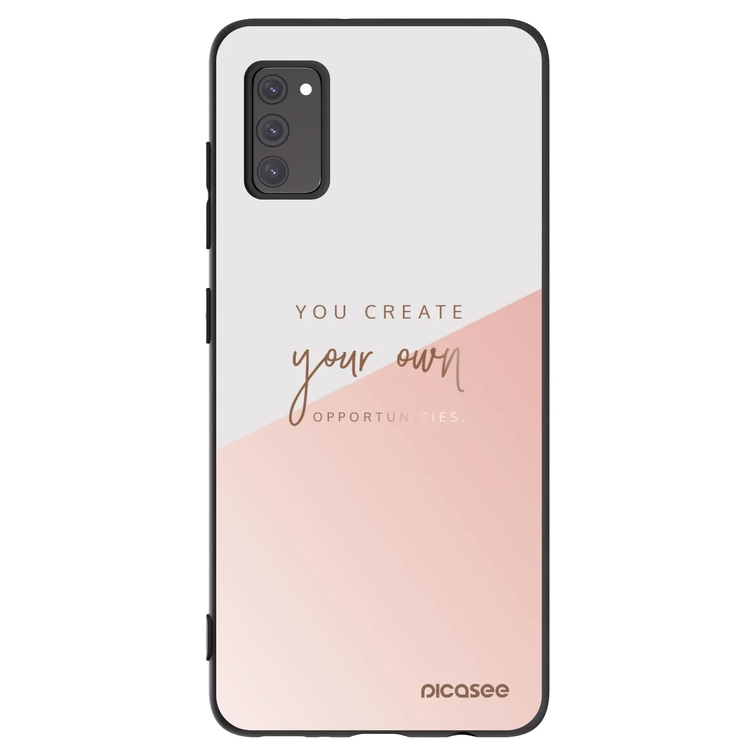 Picasee Samsung Galaxy A41 A415F Hülle - Schwarzes Silikon - You create your own opportunities