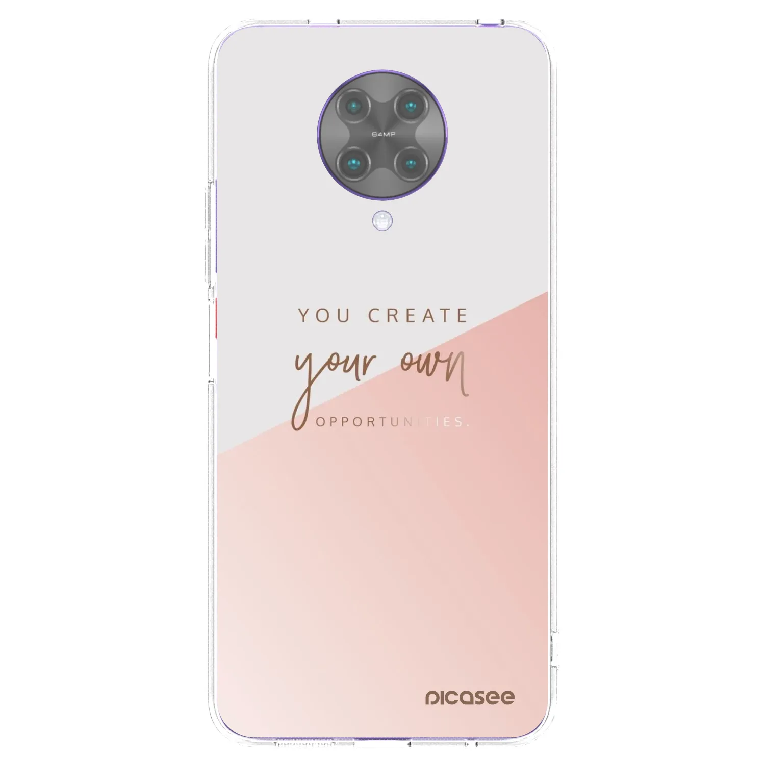 Picasee Xiaomi Poco F2 Pro Hülle - Transparentes Silikon - You create your own opportunities