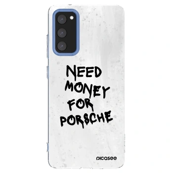 Picasee Samsung Galaxy S20 FE Hülle - Transparentes Silikon - White Dollar