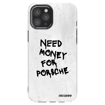 Picasee Apple iPhone 12 Pro Max Hülle - Transparentes Silikon - White Dollar