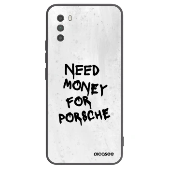 Picasee Xiaomi Poco M3 Hülle - Schwarzes Silikon - White Dollar