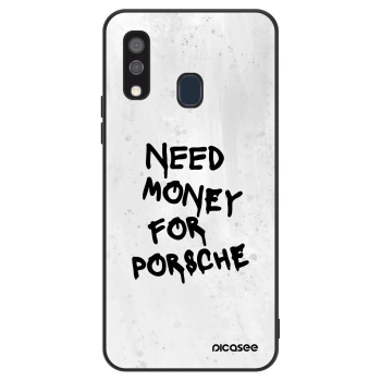 Hülle für Samsung Galaxy A40 A405F - White Dollar