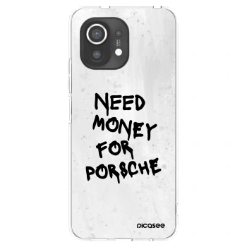 Picasee Xiaomi Mi 11 Hülle - Transparentes Silikon - White Dollar