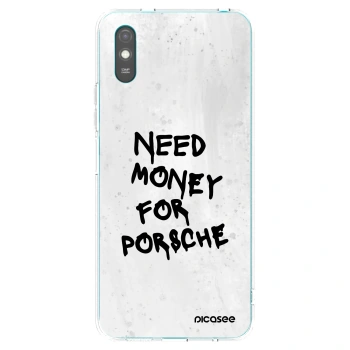 Picasee Xiaomi Redmi 9AT Hülle - Transparentes Silikon - White Dollar