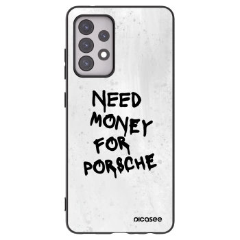Picasee Samsung Galaxy A52s 5G A528B Hülle - Schwarzes Silikon - White Dollar