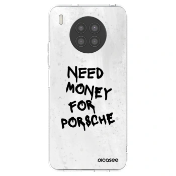 Picasee Huawei Nova 8i Hülle - Transparentes Silikon - White Dollar