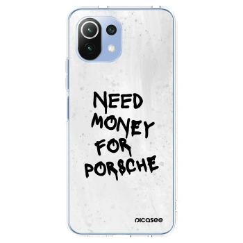 Picasee Xiaomi 11 Lite 5G NE Hülle - Transparentes Silikon - White Dollar