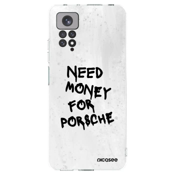 Picasee Xiaomi Redmi Note 11S 4G Hülle - Transparentes Silikon - White Dollar