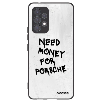 Picasee Samsung Galaxy A53 5G A536 Hülle - Schwarzes Silikon - White Dollar