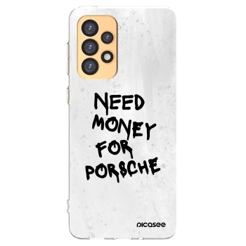 Picasee Samsung Galaxy A33 5G A336 Hülle - Transparentes Silikon - White Dollar