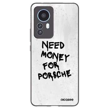 Picasee Xiaomi 12T Hülle - Schwarzes Silikon - White Dollar