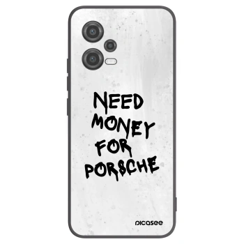 Picasee Xiaomi Poco X5 Hülle - Schwarzes Silikon - White Dollar